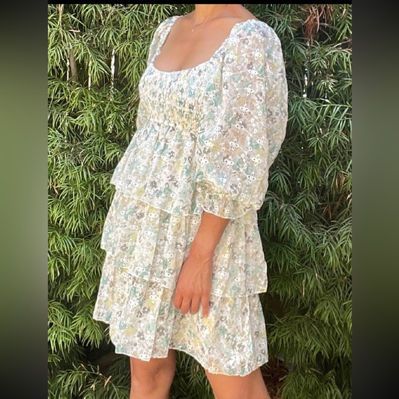 Storia Floral babydoll dress - Picture 3 of 5